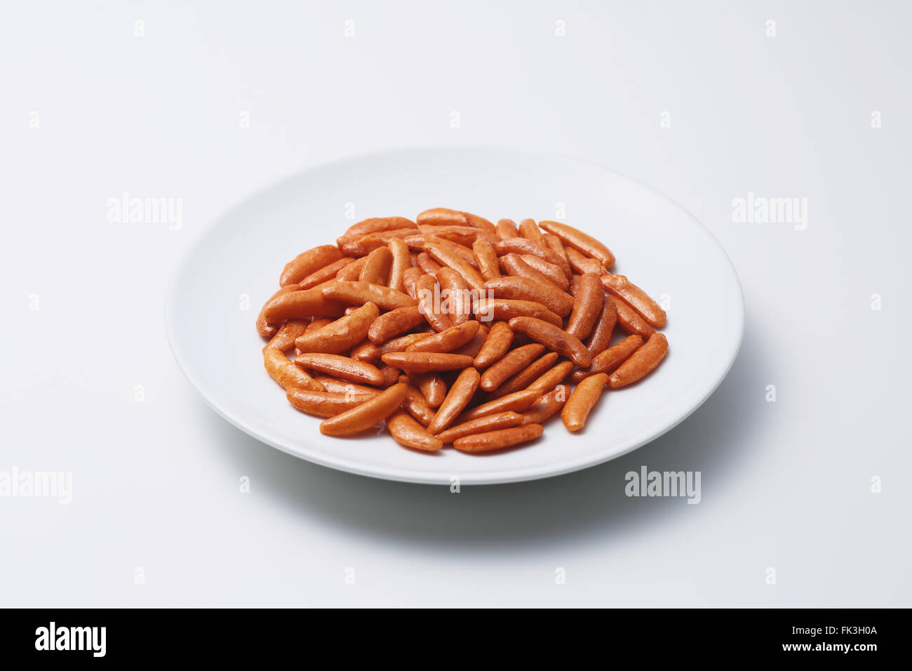 Japanese rice crackers Stock Photo