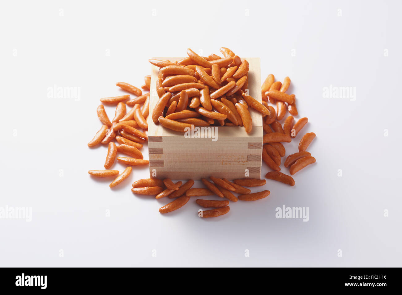Japanese rice crackers Stock Photo
