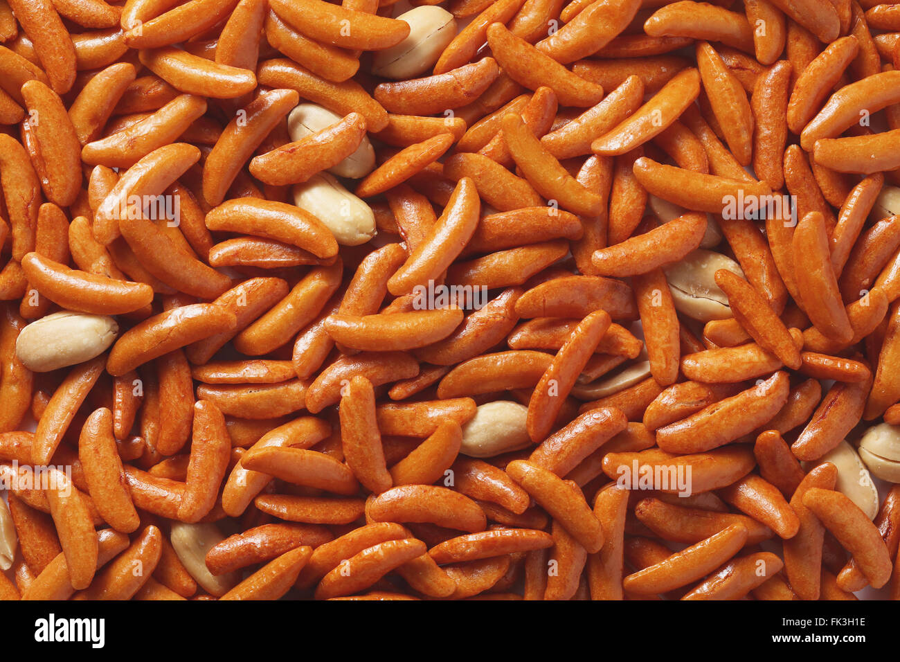 Japanese rice crackers Stock Photo