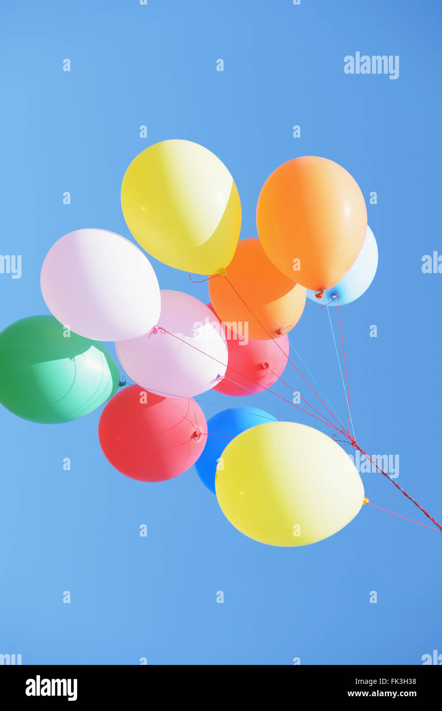 Balloons in the sky hires stock photography and images Alamy