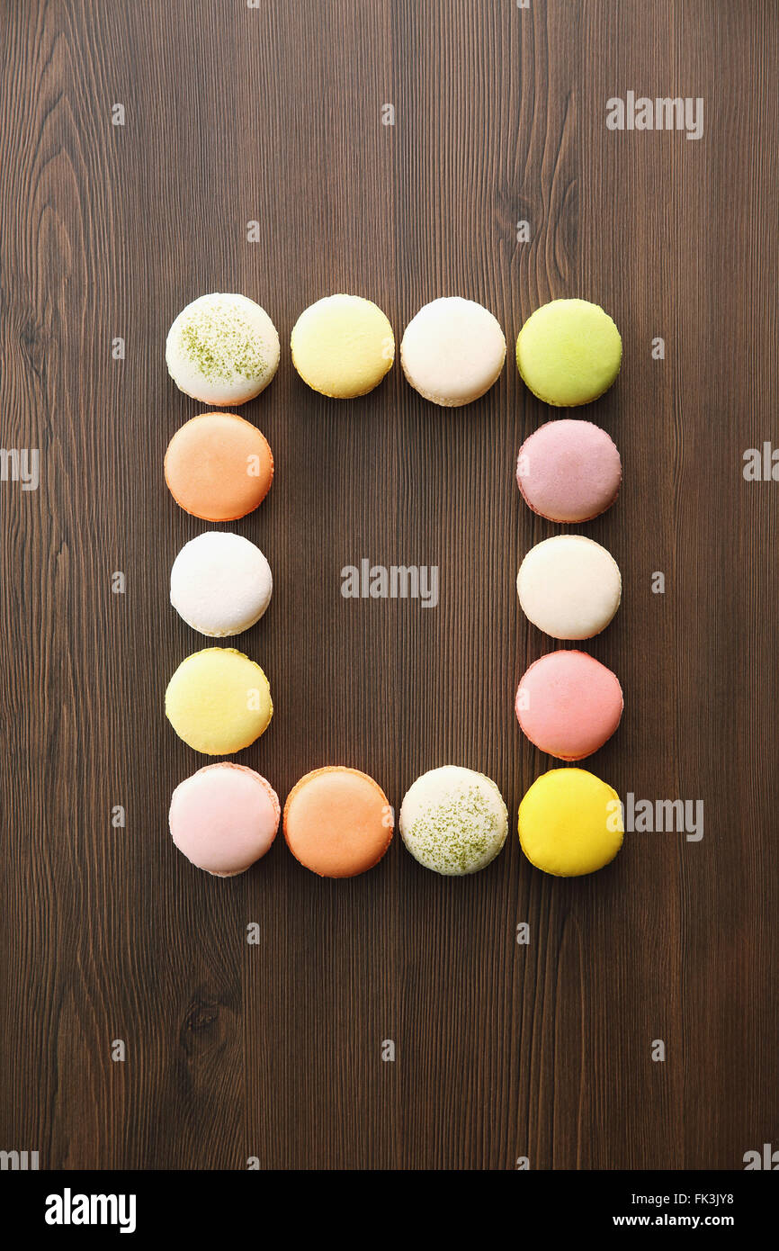 Macaron Inforgraph Macarons pattern hi-res stock photography and images - Alamy