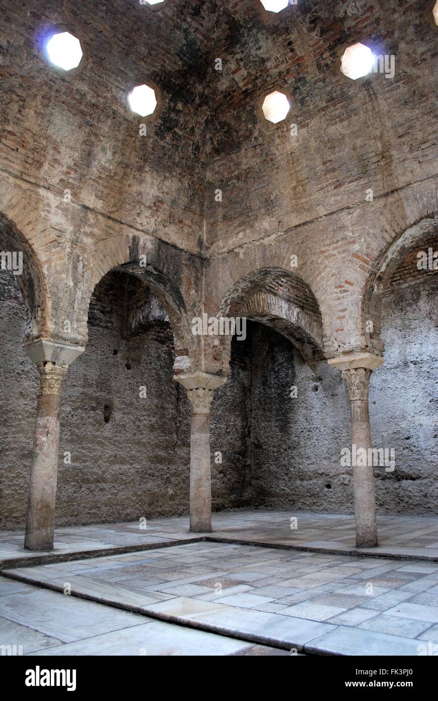 One Of The Rooms Inside The Arab Baths With Star Shaped Air