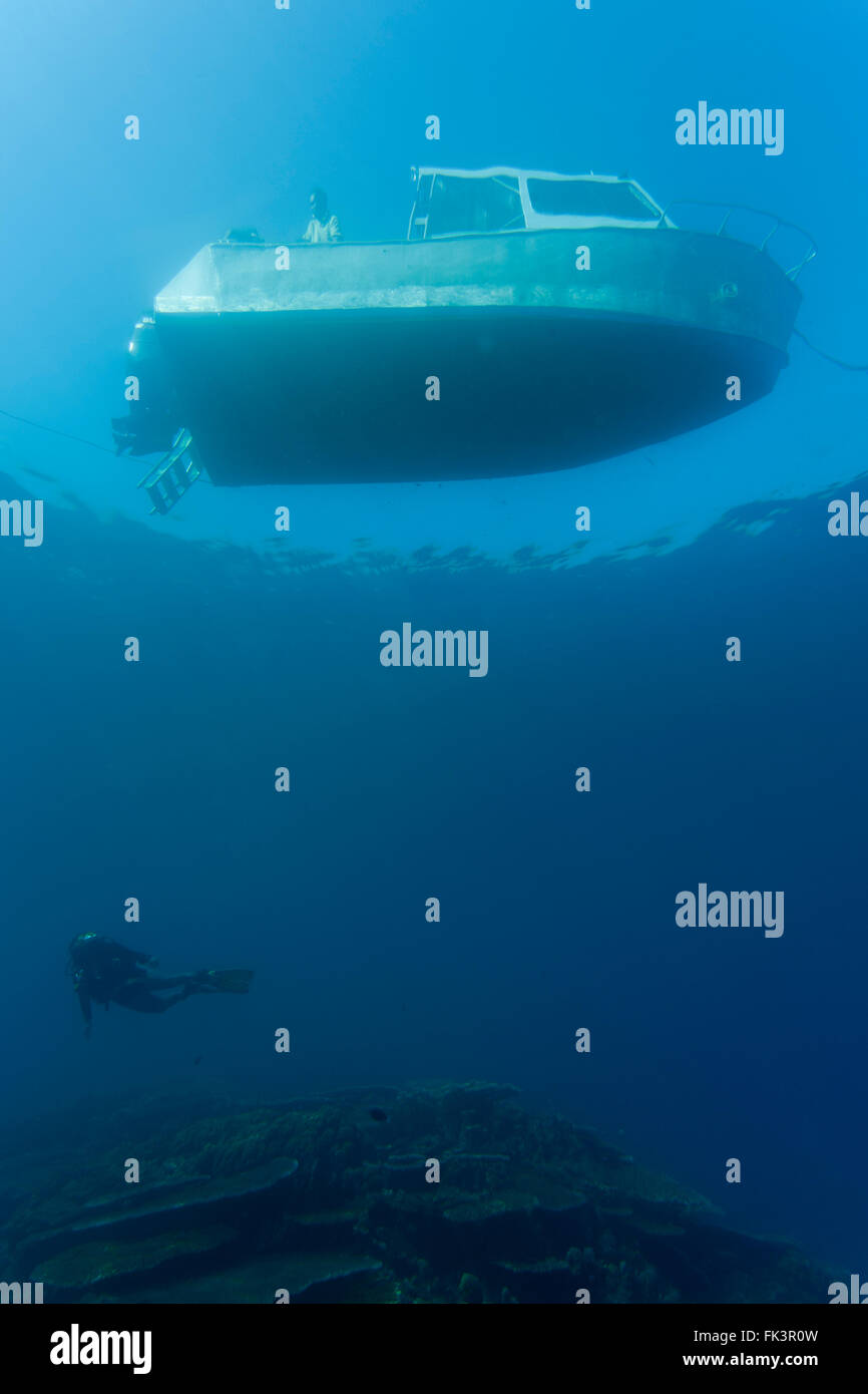 Scuba diving from dive boat hi-res stock photography and images - Alamy