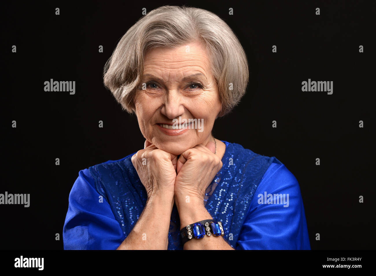 happy older woman Stock Photo - Alamy