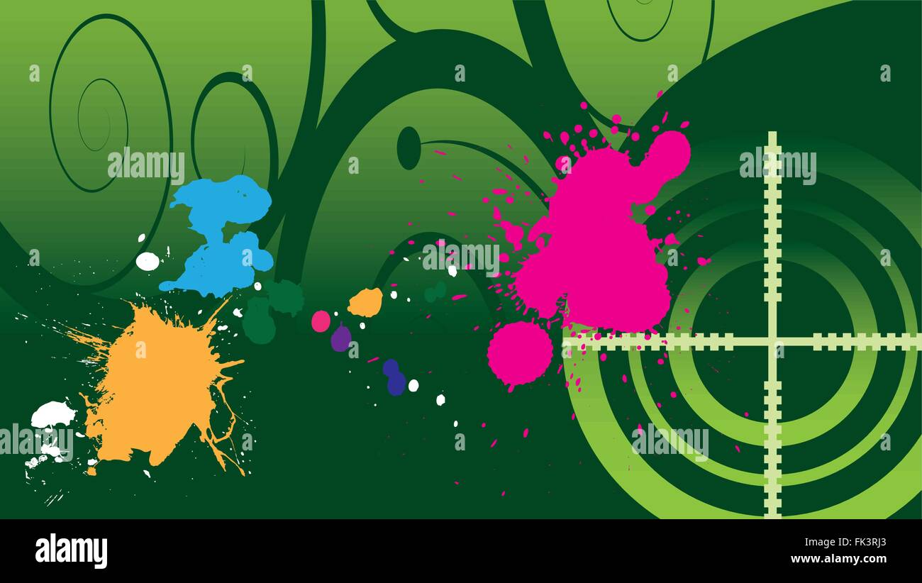 Paintball Background Stock Vector Image Art Alamy