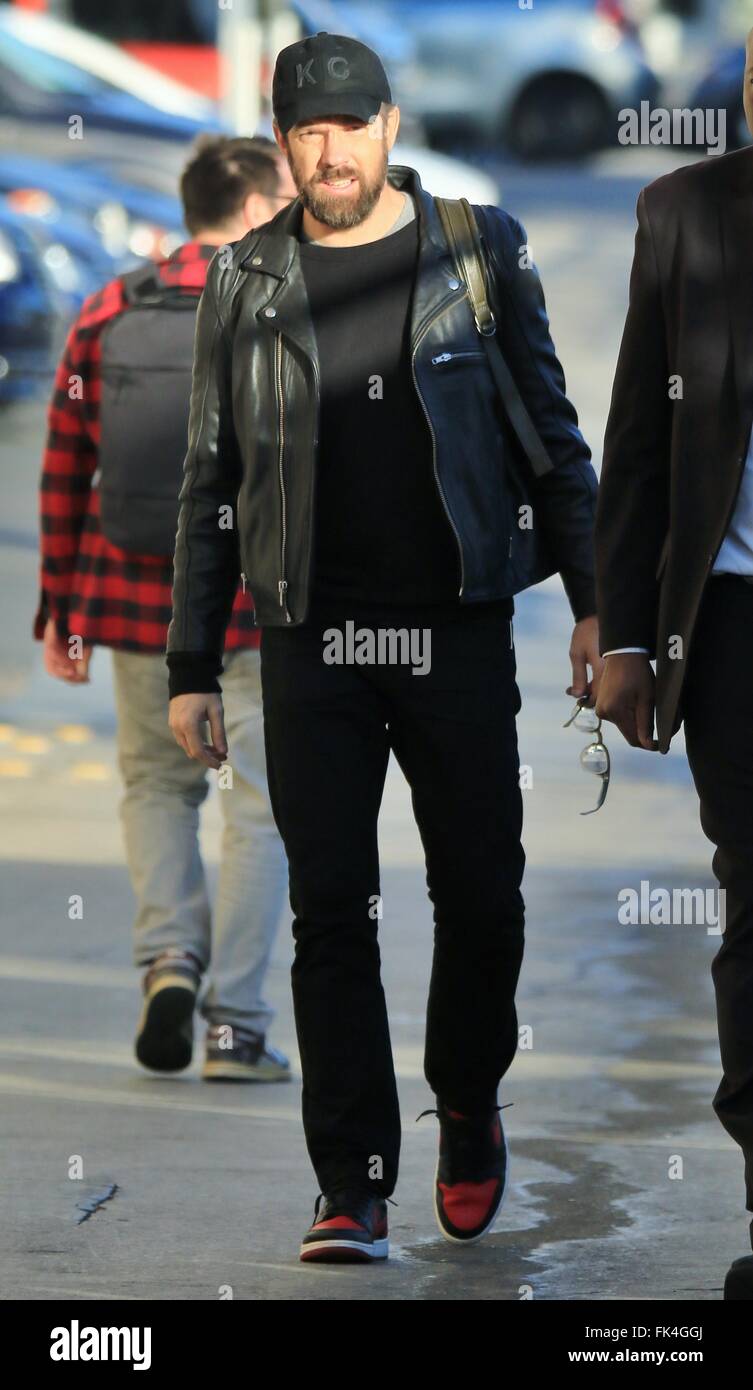 Celebrities at ABC studios for an appearance on Jimmy Kimmel Live