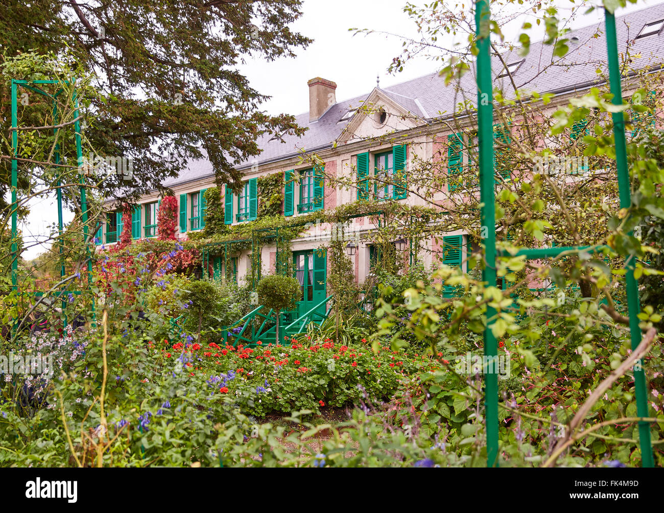 GIVERNY HOUSE AND GARDEN Stock Photo Alamy