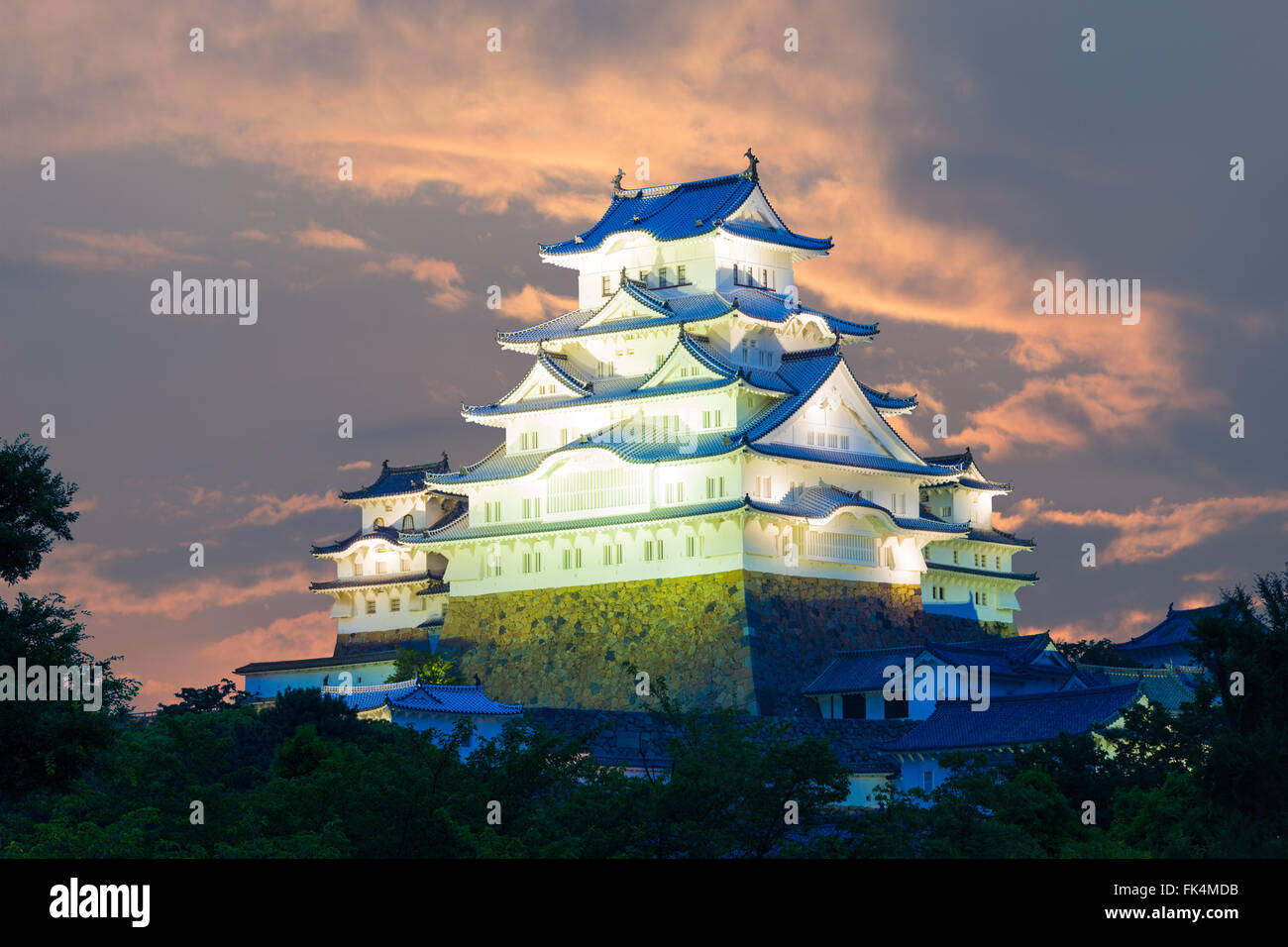 Himeji japan dusk himeji castle hires stock photography and images Alamy