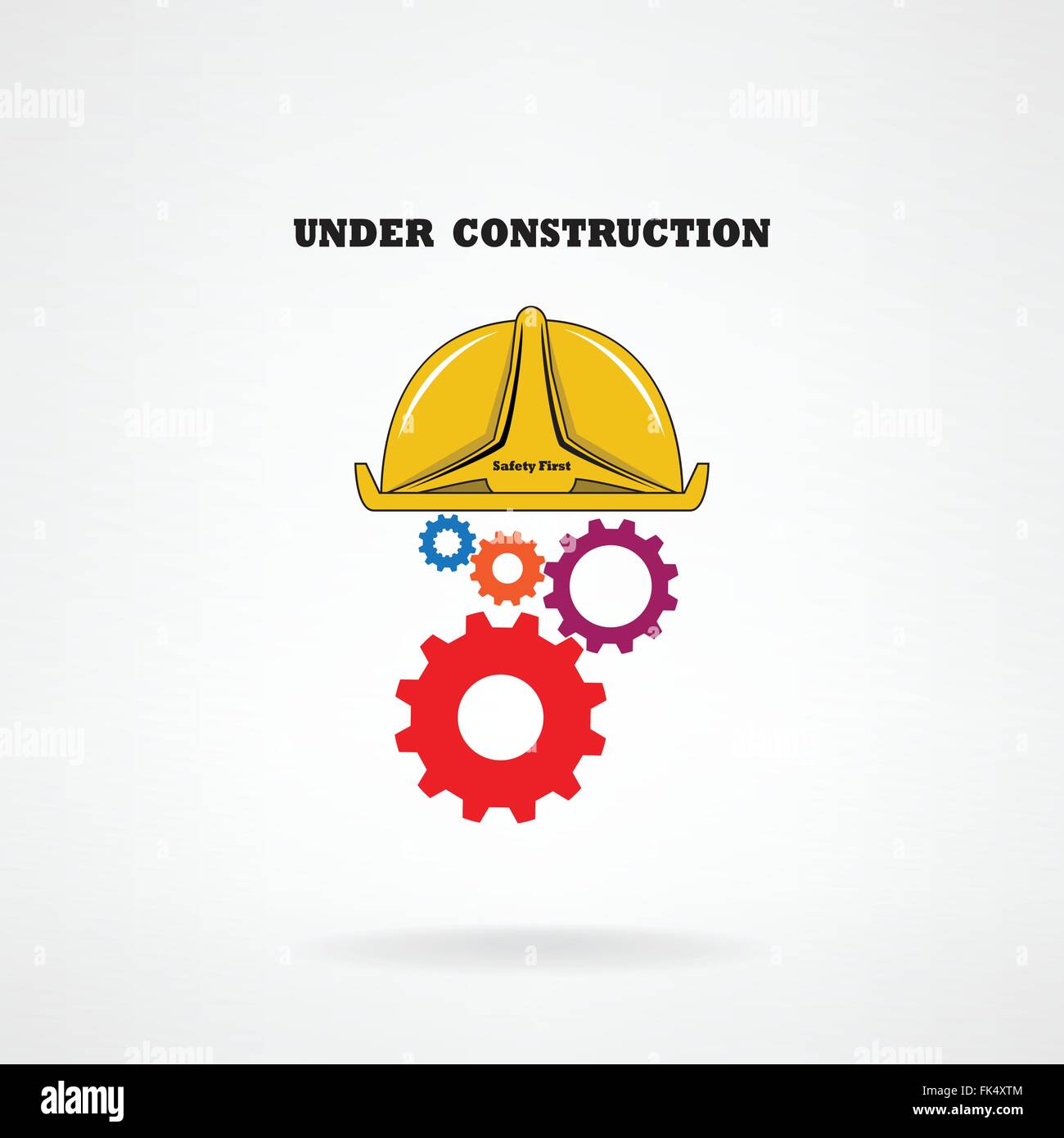 Under construction conceptual background.Design for banners ,poster,flyer ,cover and brochure. Education idea ,business idea .ve Stock Vector