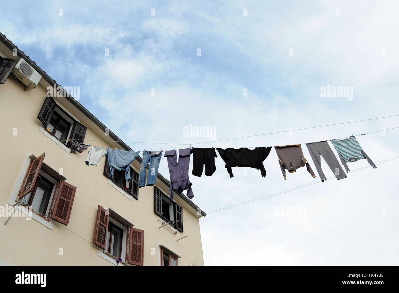 Sky clothes hi-res stock photography and images - Alamy