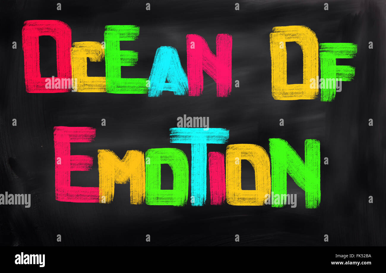 Ocean Of Emotion Concept Stock Photo - Alamy