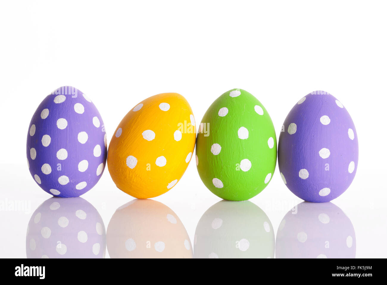easter eggs isolated on white Stock Photo - Alamy
