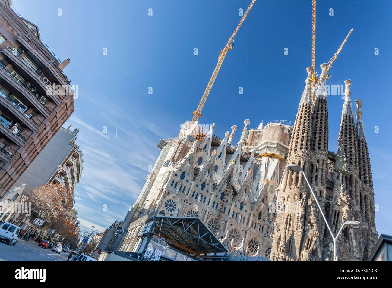 Sagrada Familia, Barcelona. Stock Photo