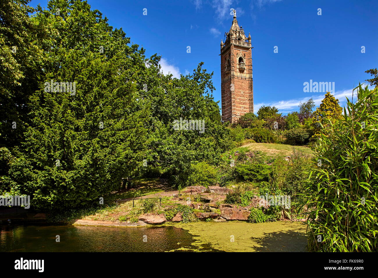 Cabot Tower, on Brandon Hill, Bristol, England, United Kingdom, Europe Stock Photo