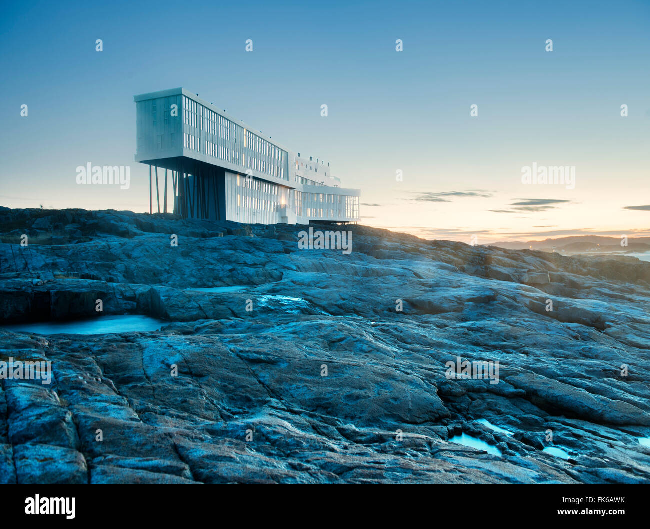 The Fogo Island Inn by Saunder Architecture of Norway, Newfoundland