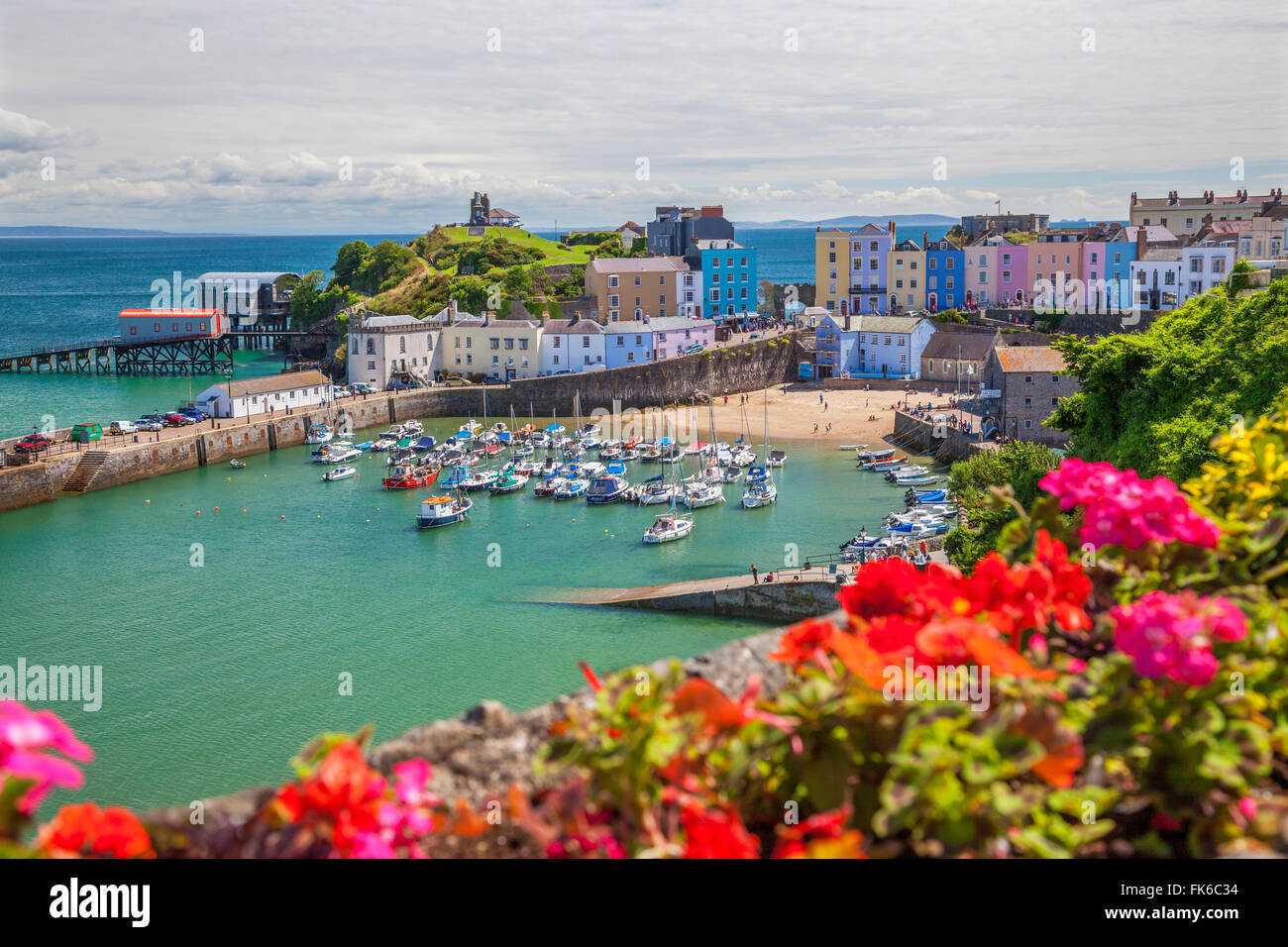 Tenby, Pembrokeshire, Wales, United Kingdom, Europe Stock Photo