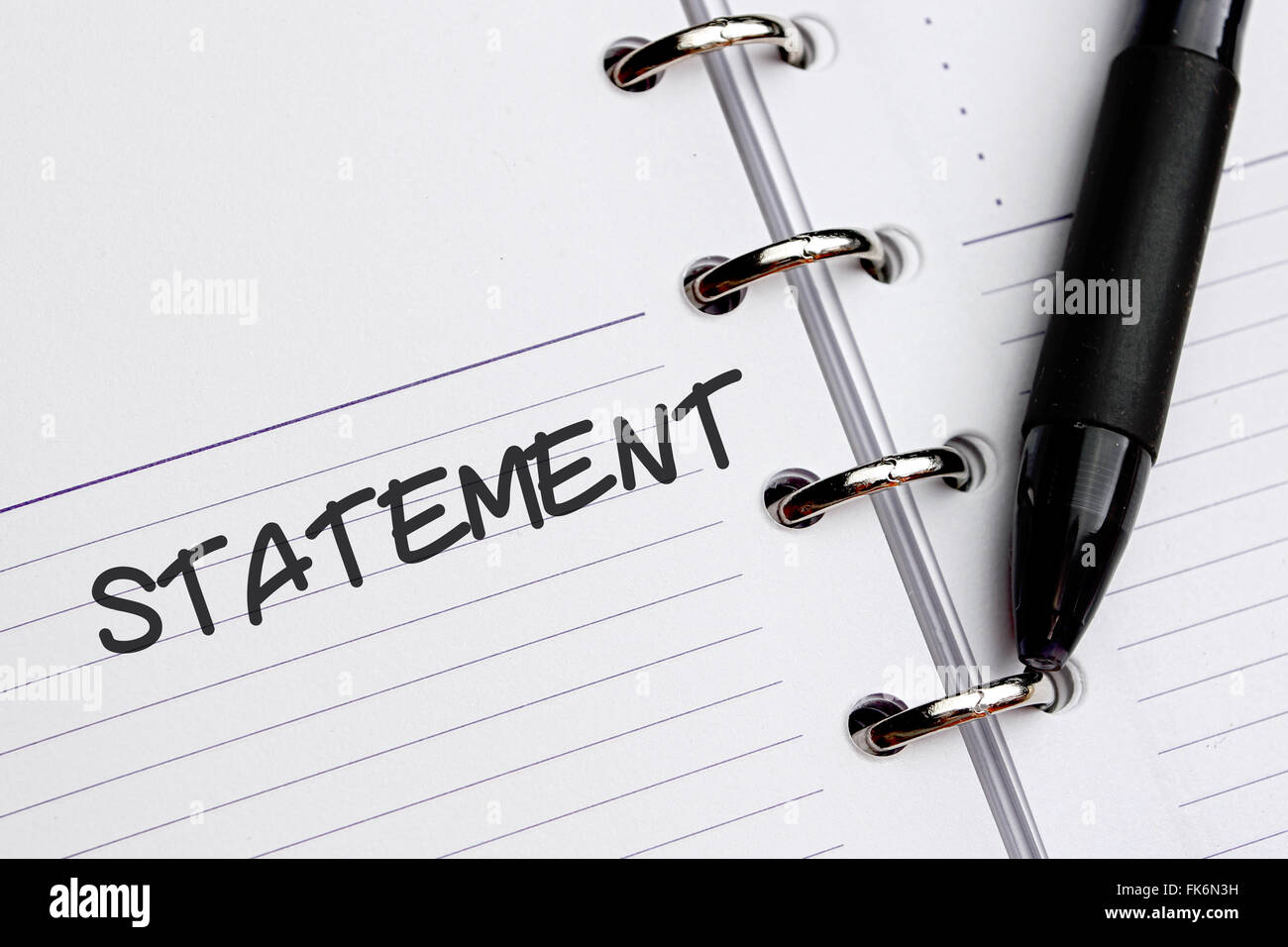 Statement word hi-res stock photography and images - Alamy