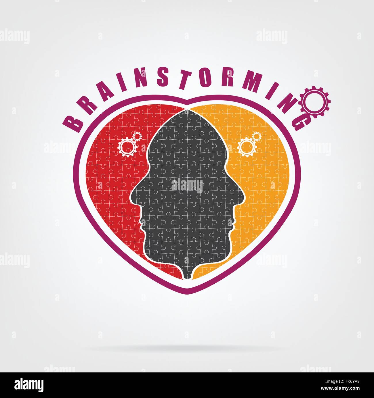 Brainstorming concept ,business idea ,teamwork sign ,businessman symbol ...