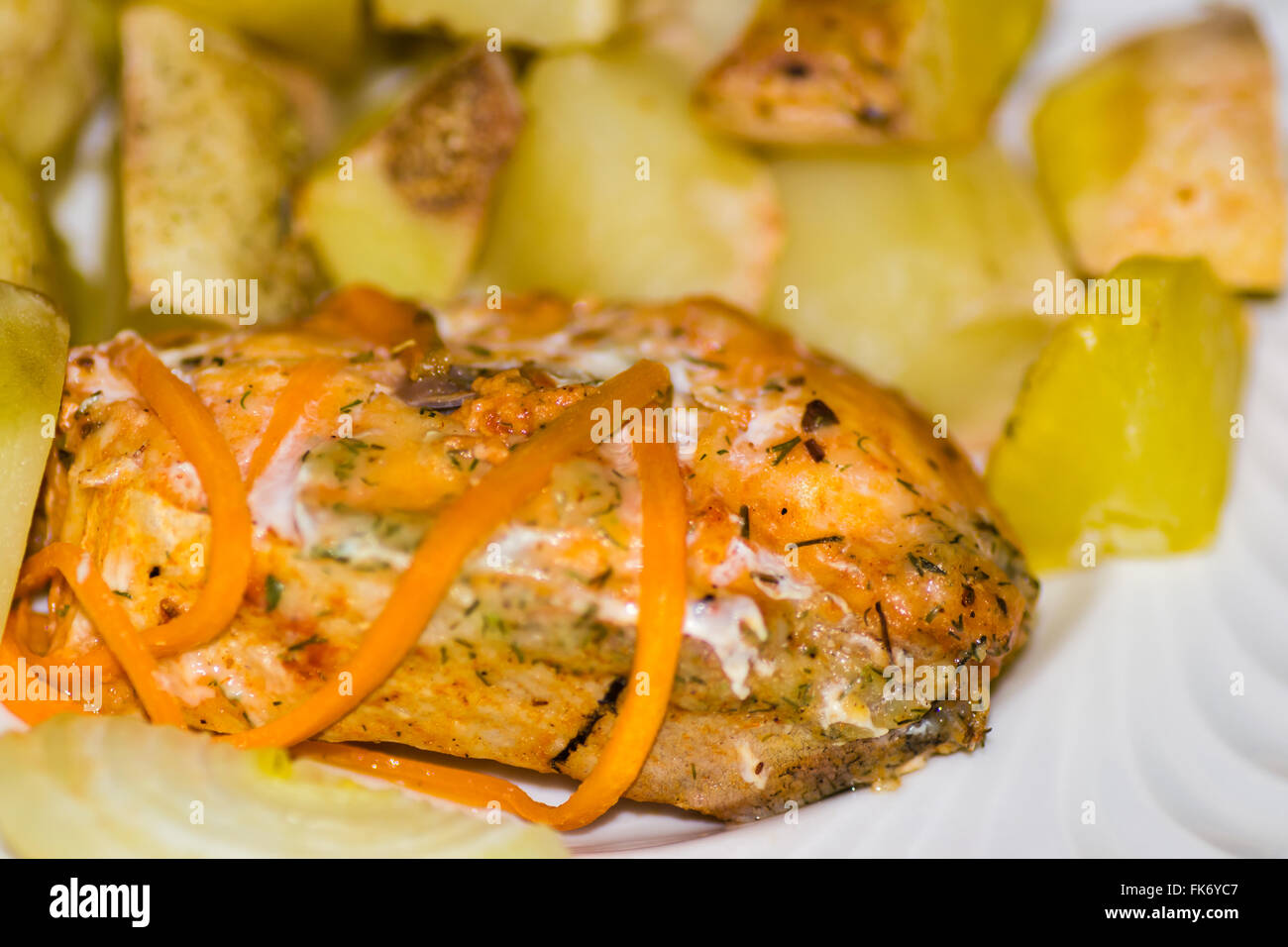 chips, fried, prepared, deep, fish, food, eating, unhealthy, potato