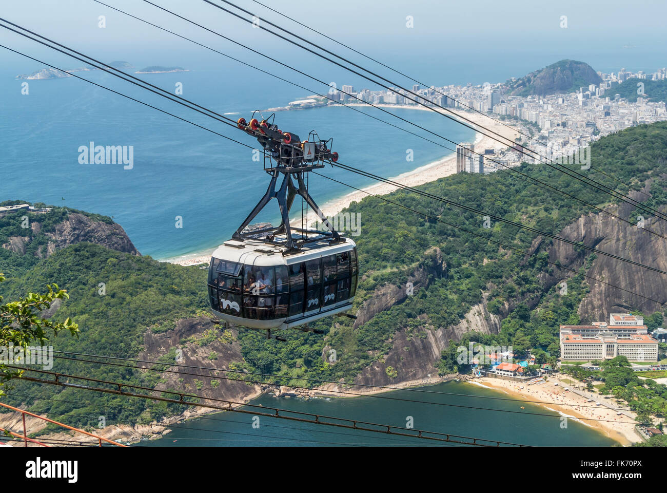 Sugarloaf cable car in Rio de Janeiro, Brazil Stock Photo - Alamy