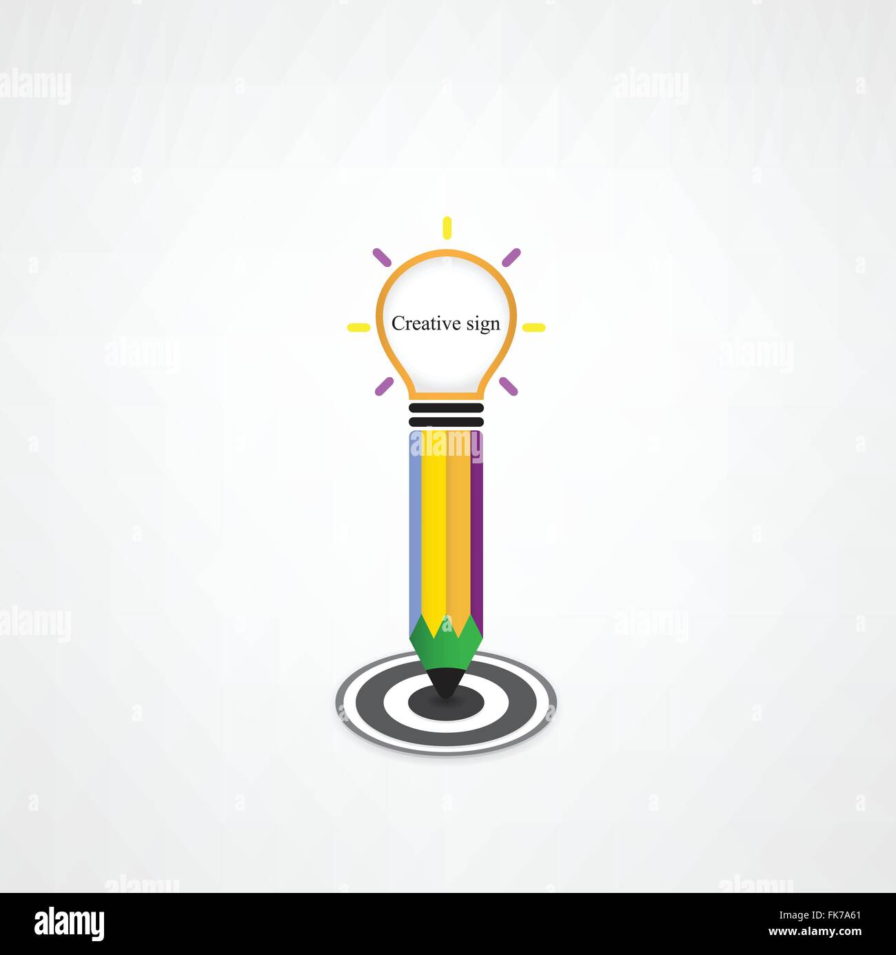 Creative light bulb Idea concept background ,design for poster flyer ...