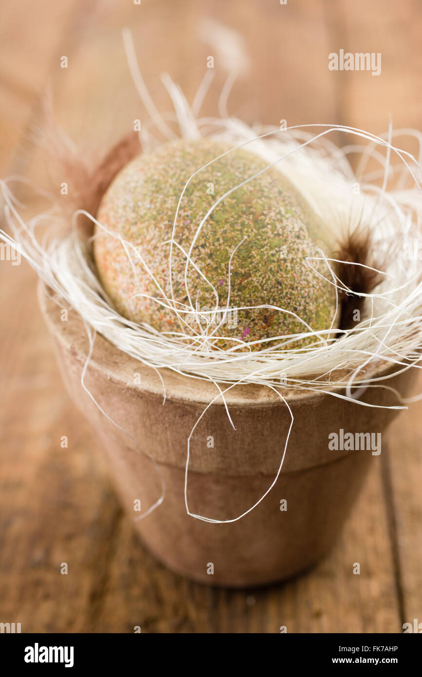 Natural Easter egg Stock Photo - Alamy