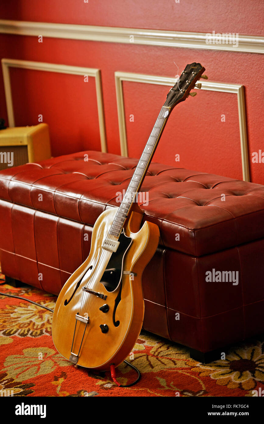 Vintage Guitars Stock Photo