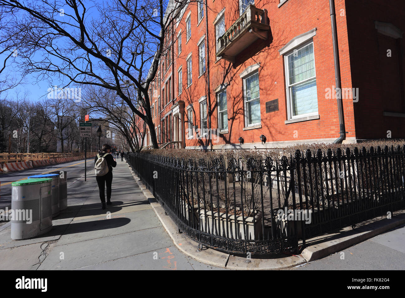 Washington Sqaure North Greenwich Village New York City Stock Photo