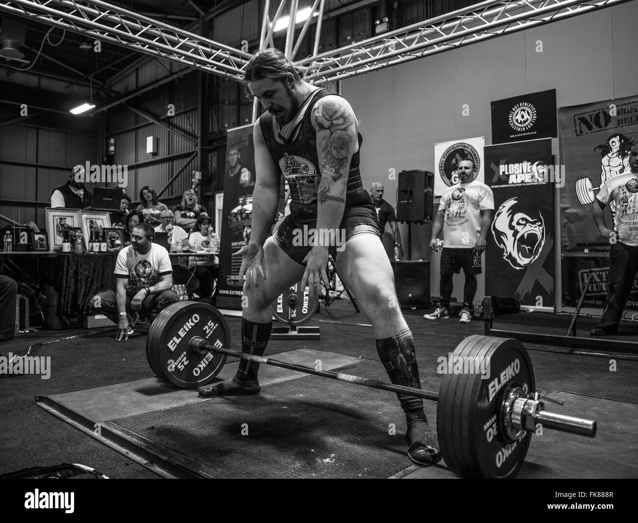 Documentary Photography From A Power Lifting Event Featuring Men