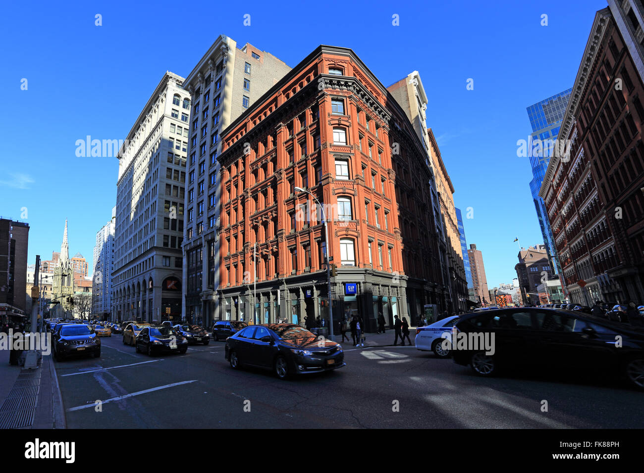 Broadway and Astor Place lower Manhattan New York City Stock Photo Alamy