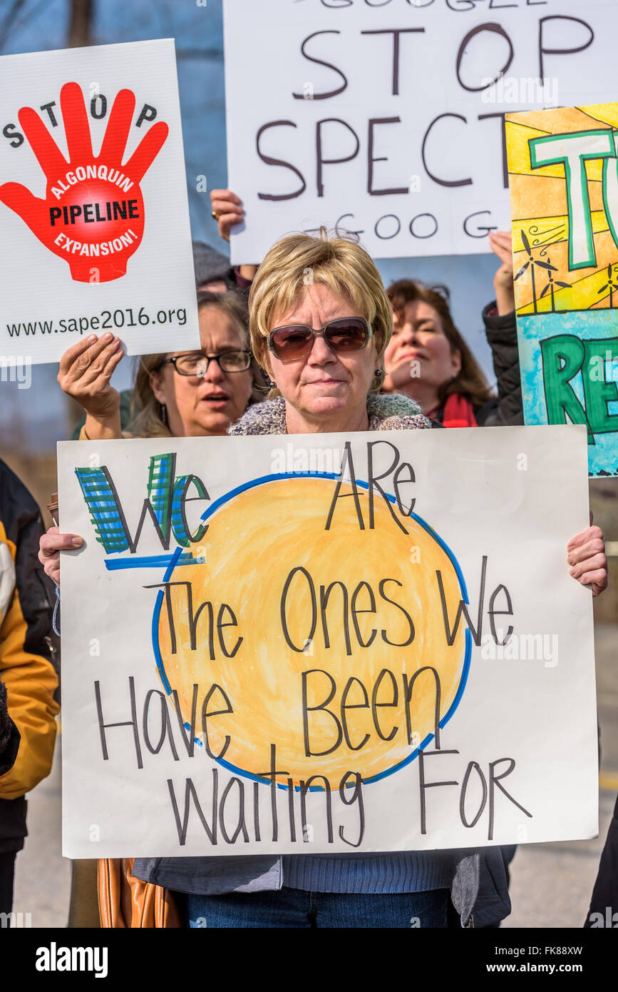 Verplanck, United States. 07th Mar, 2016. Press Conference Hosted by