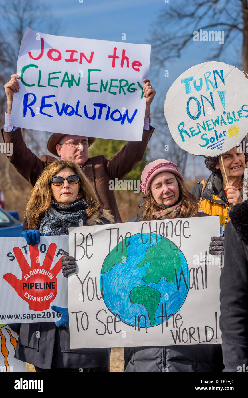 Verplanck, United States. 07th Mar, 2016. Press Conference Hosted by