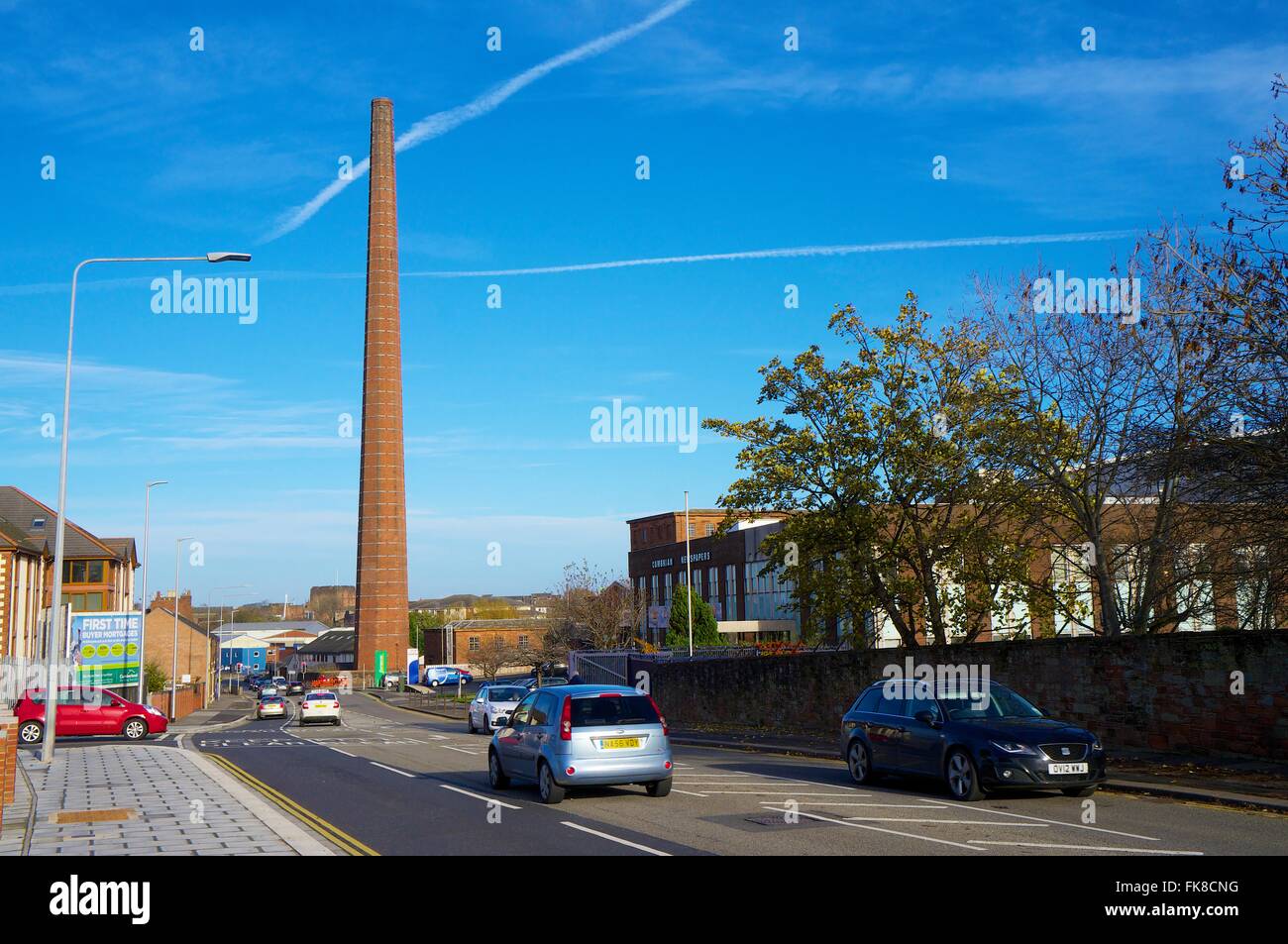 Dixon's Chimney. 290 feet tall former textile mill chimney stack