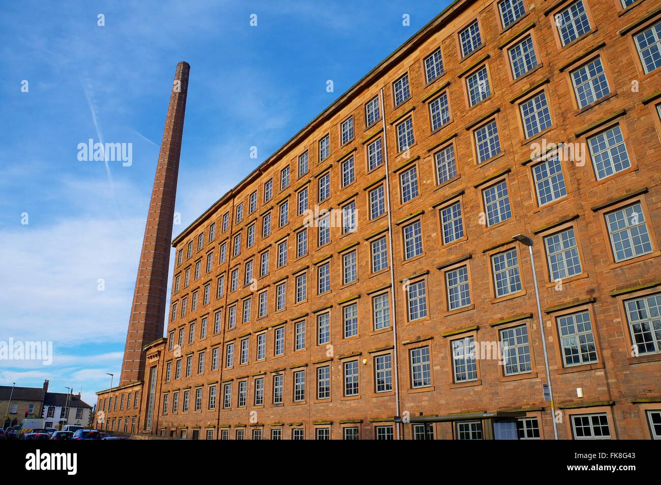 Dixon's Chimney. 290 feet tall former textile mill chimney stack