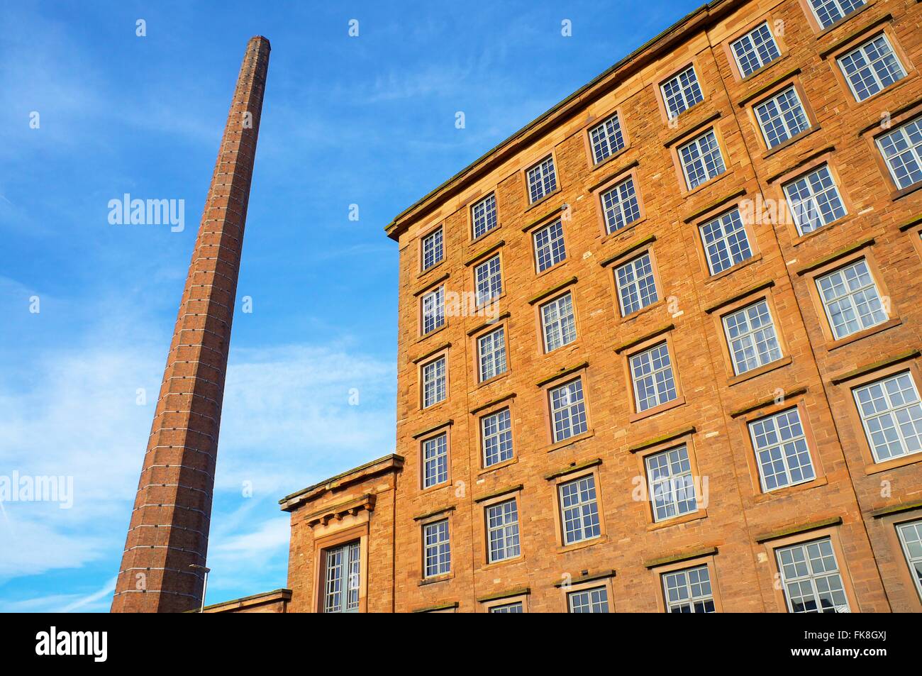 Dixon's Chimney. 290 feet tall former textile mill chimney stack