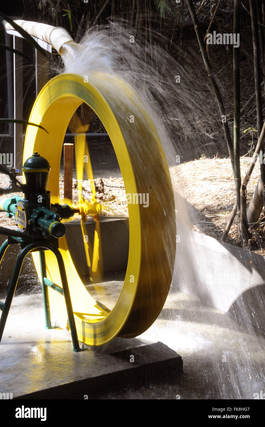 Waterwheel in Campinas - São Paulo state Stock Photo