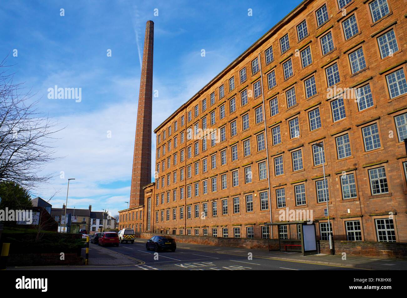 Dixon's Chimney. 290 feet tall former textile mill chimney stack