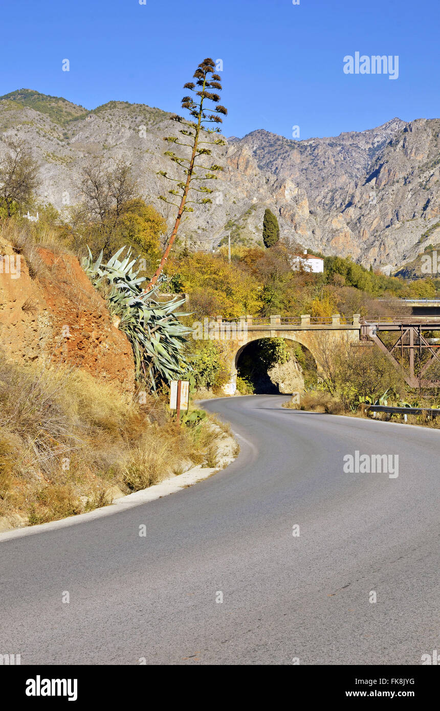 Road Tunnel in Durcal, Granada Stock Photo Alamy