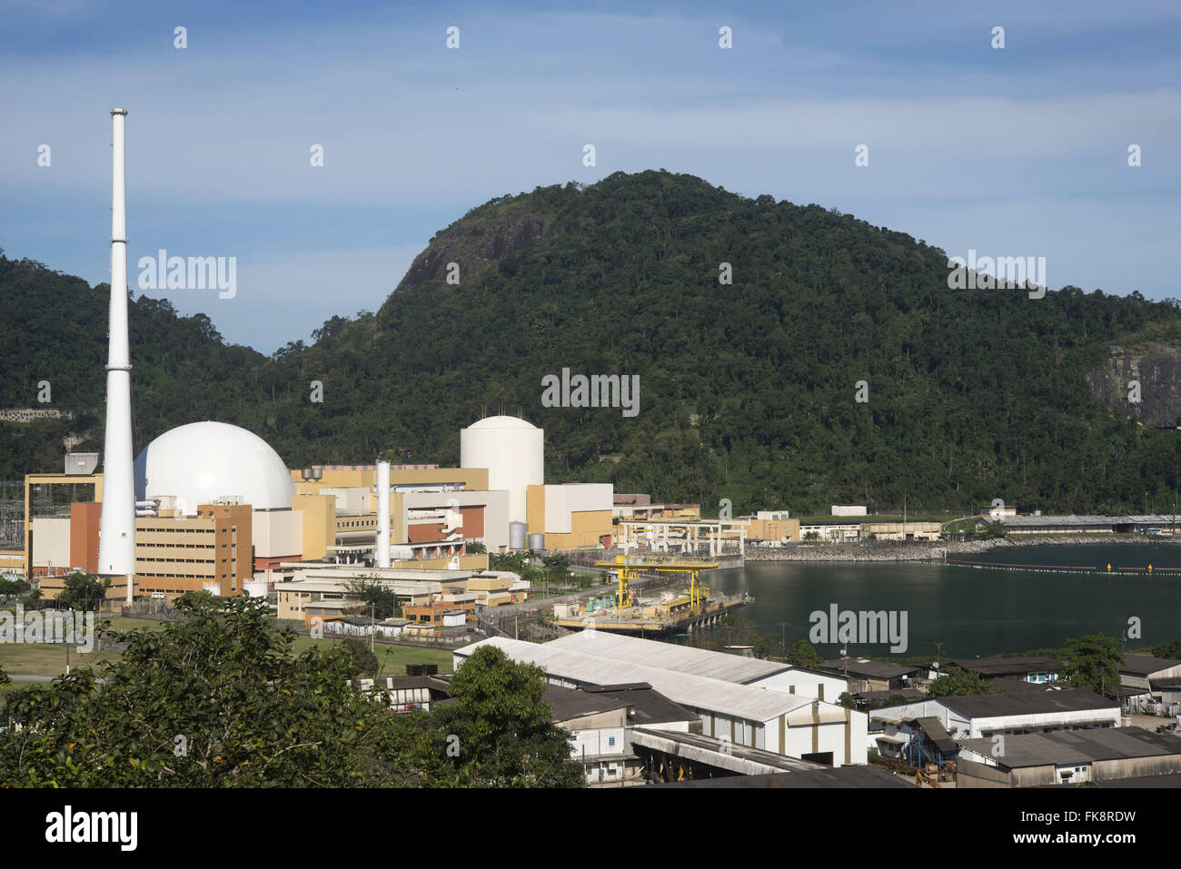 Nuclear power plant Angra dos Reis Stock Photo