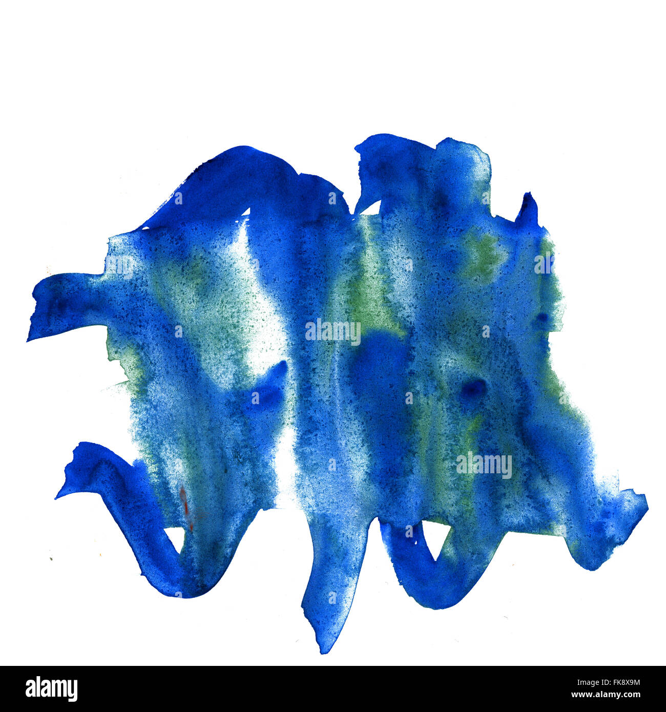 strokes watercolor paint stroke texture blue with space for your own