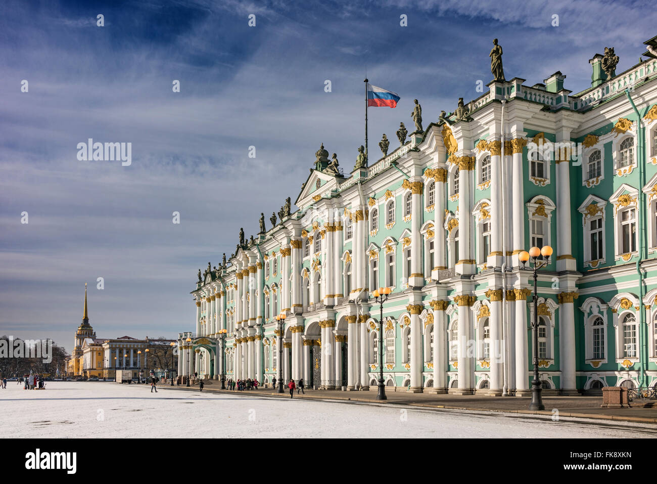 Winter Palace, St Petersburg, Russia Stock Photo