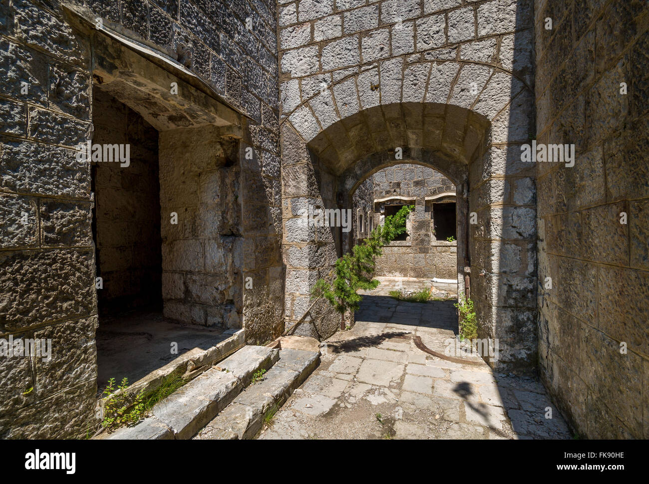 Fort Kabala main gate Stock Photo