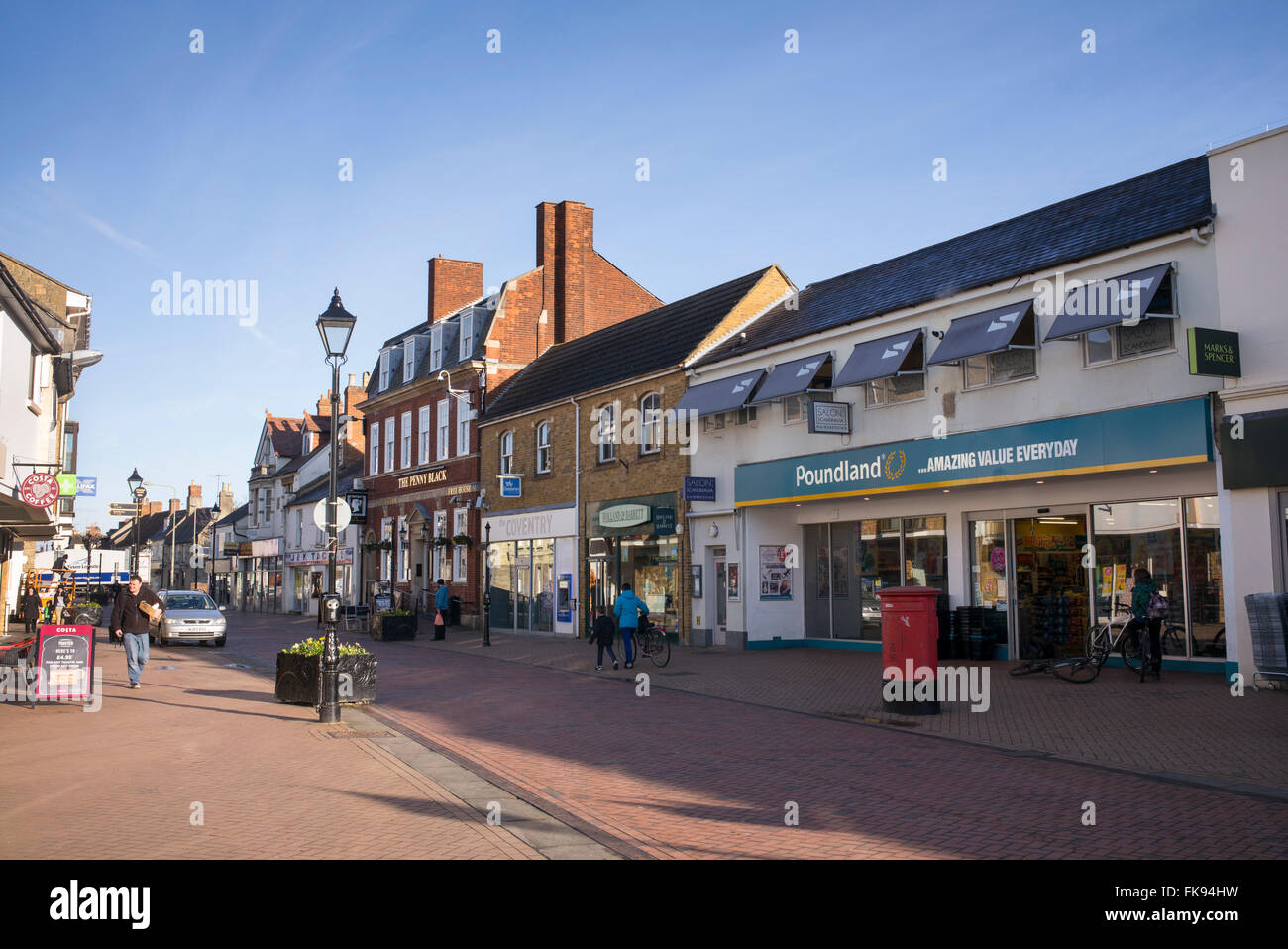 Bicester town center. Oxfordshire, England Stock Photo Alamy