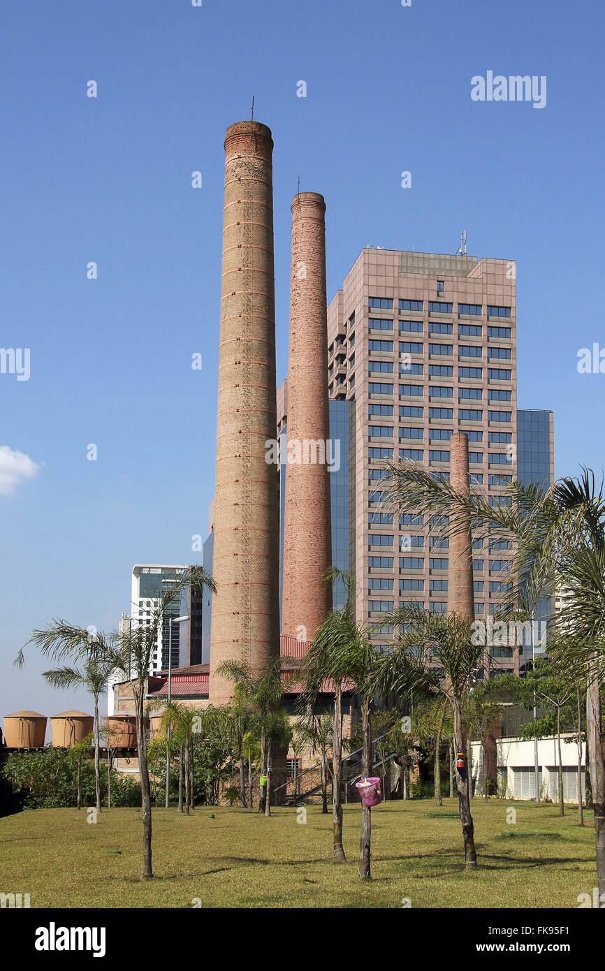 Casa das Caldeiras das Indústrias Reunidas Francisco Matarazzo Stock Photo