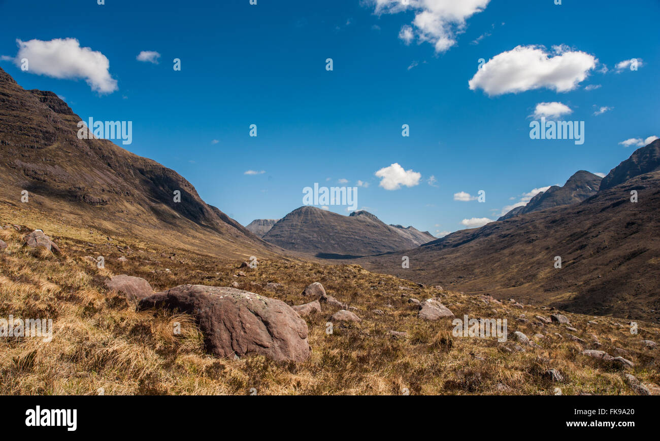 The Hills of Torridon Forest Stock Photo