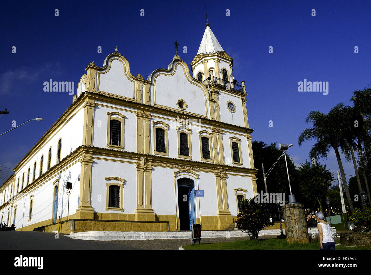 Church of Santa Ana - built in 1882 in eclectic style - Centro Historico Stock Photo