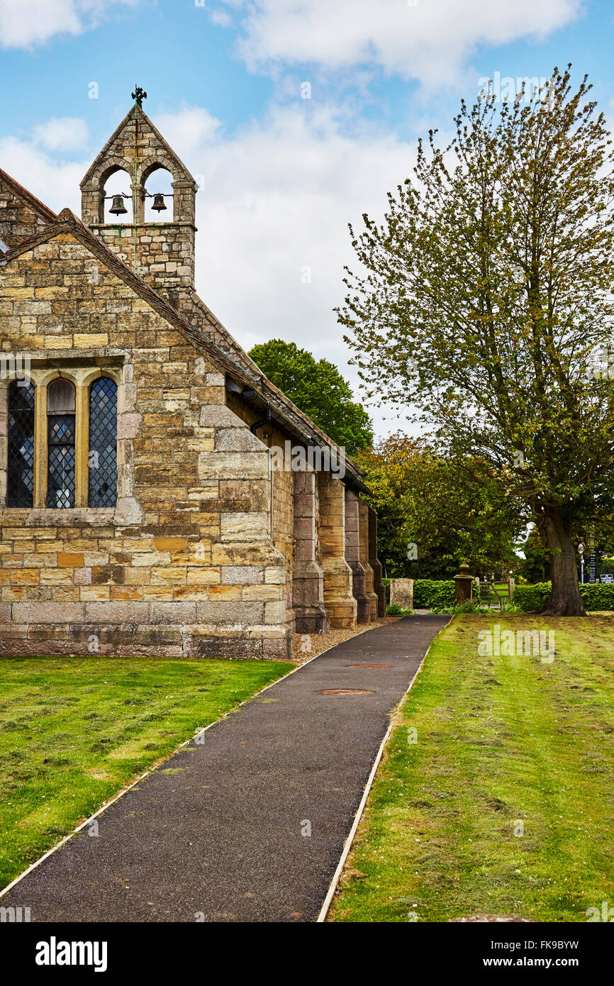 St Helen's Parish Church in Bilton-in-Ainsty, Wetherby, Yorkshire, England, UK. Stock Photo