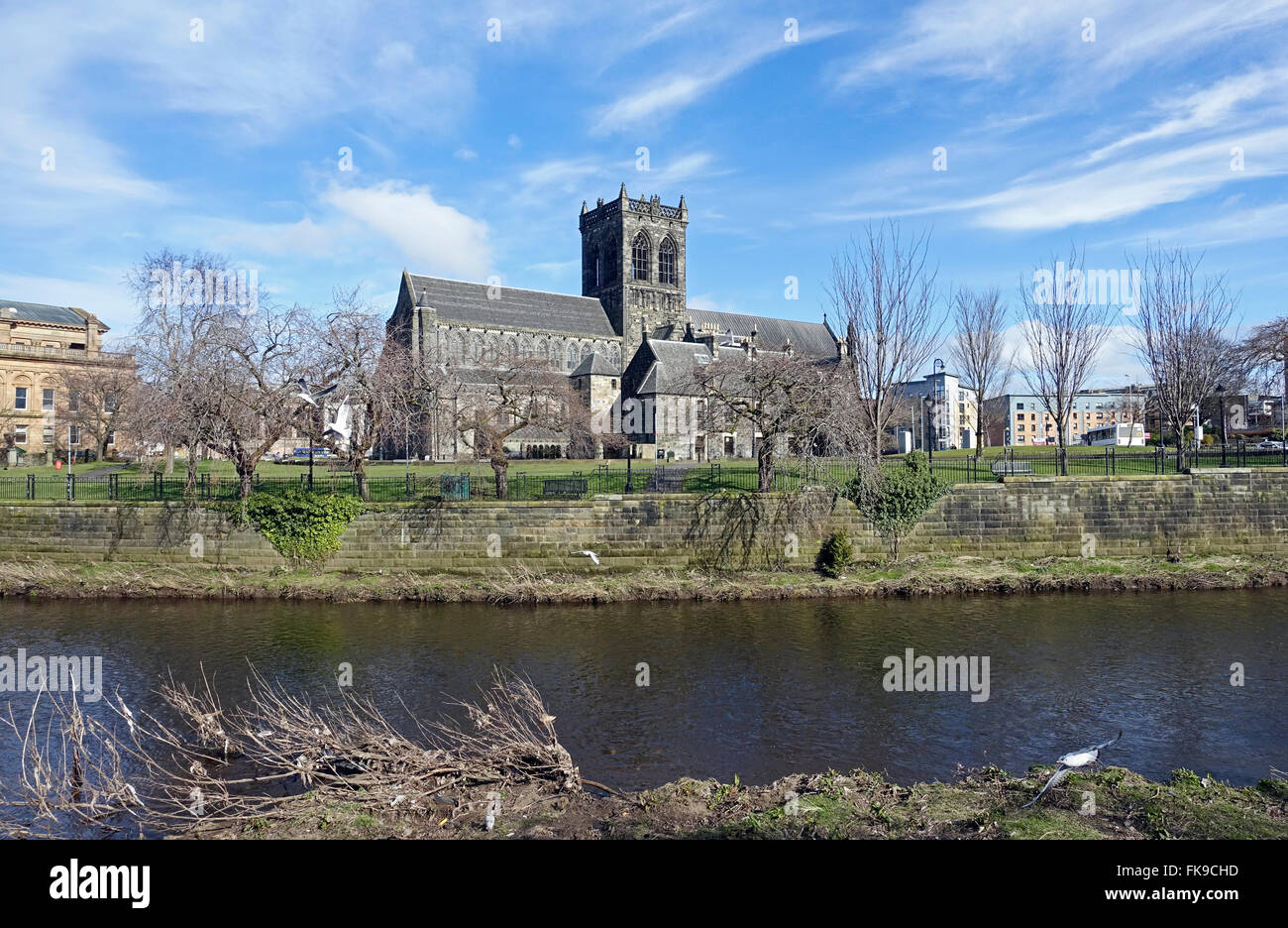 Paisley abbey in paisley renfrewshire hires stock photography and