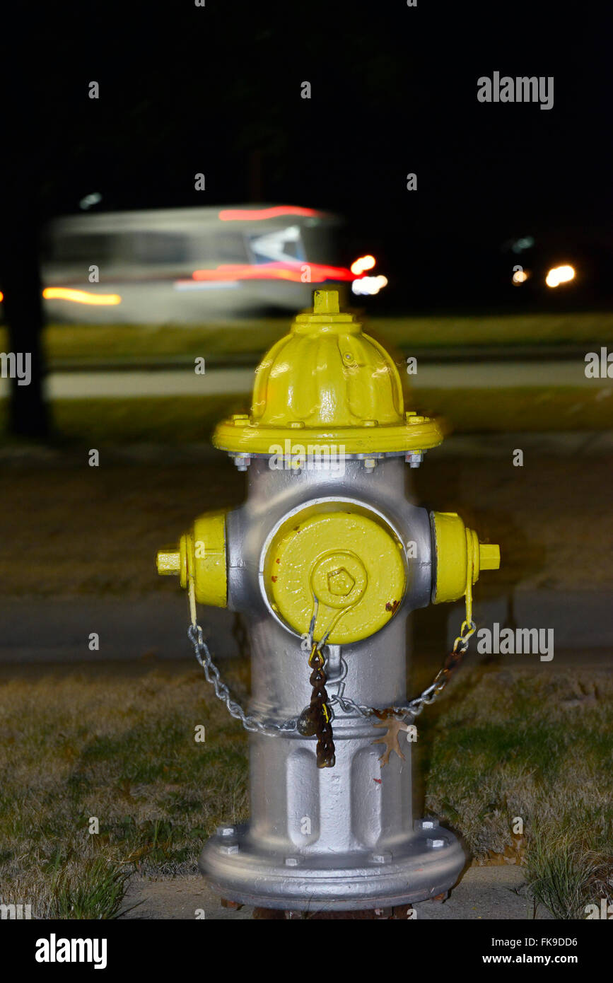 Fire Plugs, Fire Hydrants Stock Photo