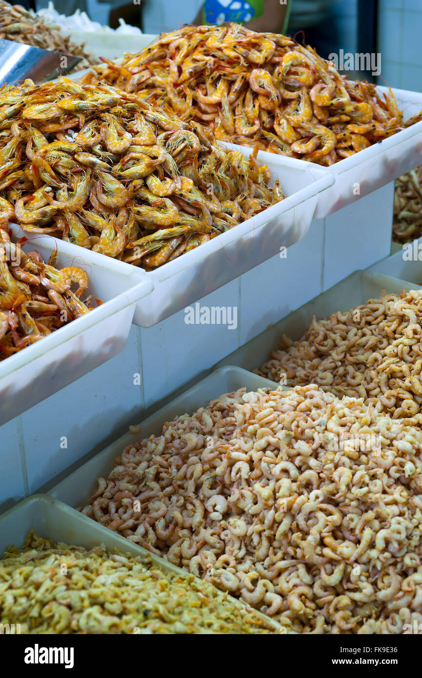 Dried shrimp sale at market in Manaus AM Stock Photo Alamy